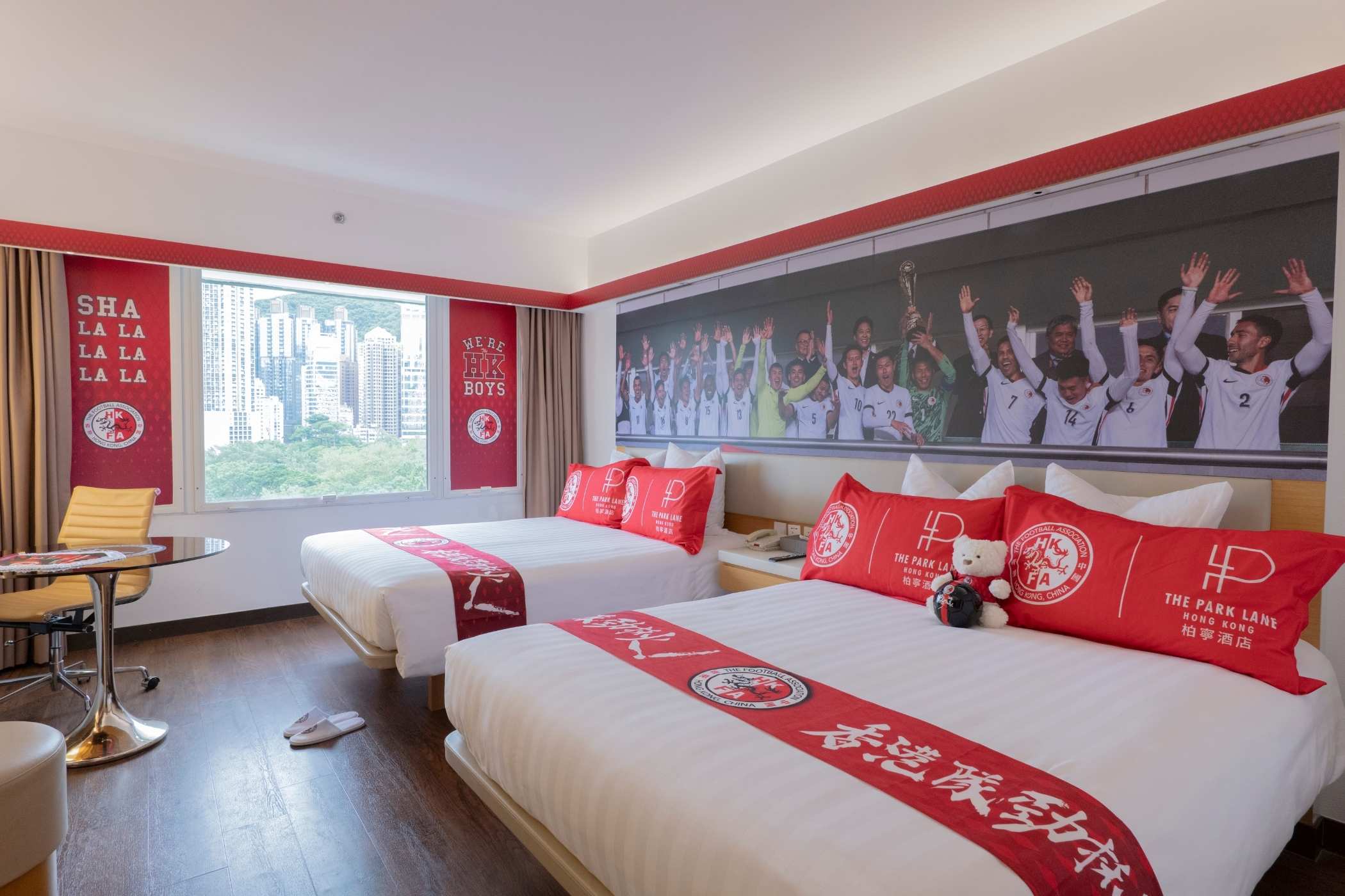 Hong Kong Football Theme Family Room at the Park Lane Hong Kong, Autograph Collection